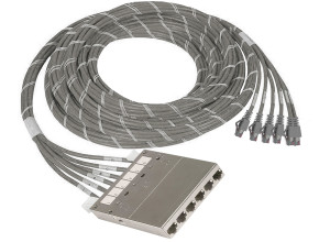 DINTEK 10mtr Cat.6A S/FTP RJ45 - Cassette Pre-terminated Cable