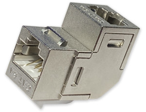 DINTEK Cat 6A RJ45 FTP 90Deg Coupler