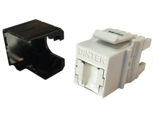 PowerMAX+ Cat.6A Shuttered Vertical F Type ezi-JACK