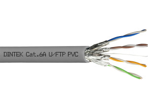 PowerMAX+ 4P Cat.6A U/FTP 23AWG PVC Cable - Gray