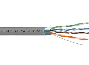 PowerPRO 4P Cat.5e F/UTP 24AWG PVC Cable - Gray