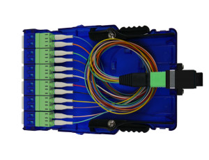 MPO - LC Fiber Cassette - 12C OS2 (APC) - With Cable