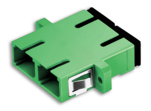 OS2 Duplex SC Adapter (APC) - Unshuttered With Flange