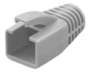 DINTEK Strain Relief RJ45 Boot Light Gray (8.0mm)