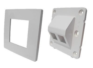 2 Port UK Style Angled Designer CurvaPlate