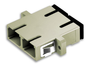 OM2 Duplex SC Adapter - Unshuttered With Flange
