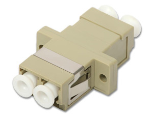 OM2 Duplex LC Adapter - Unshuttered With Flange