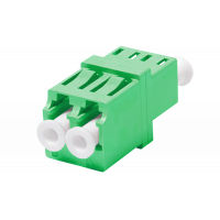 OS2 Duplex Low Profile LC Adapter (APC)  - Unshuttered Without Flange